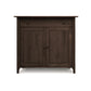 Sarah 1-Drawer, 2-Door Buffet from Copeland Furniture, isolated on a white background, embodies the essence of luxury dining furniture.