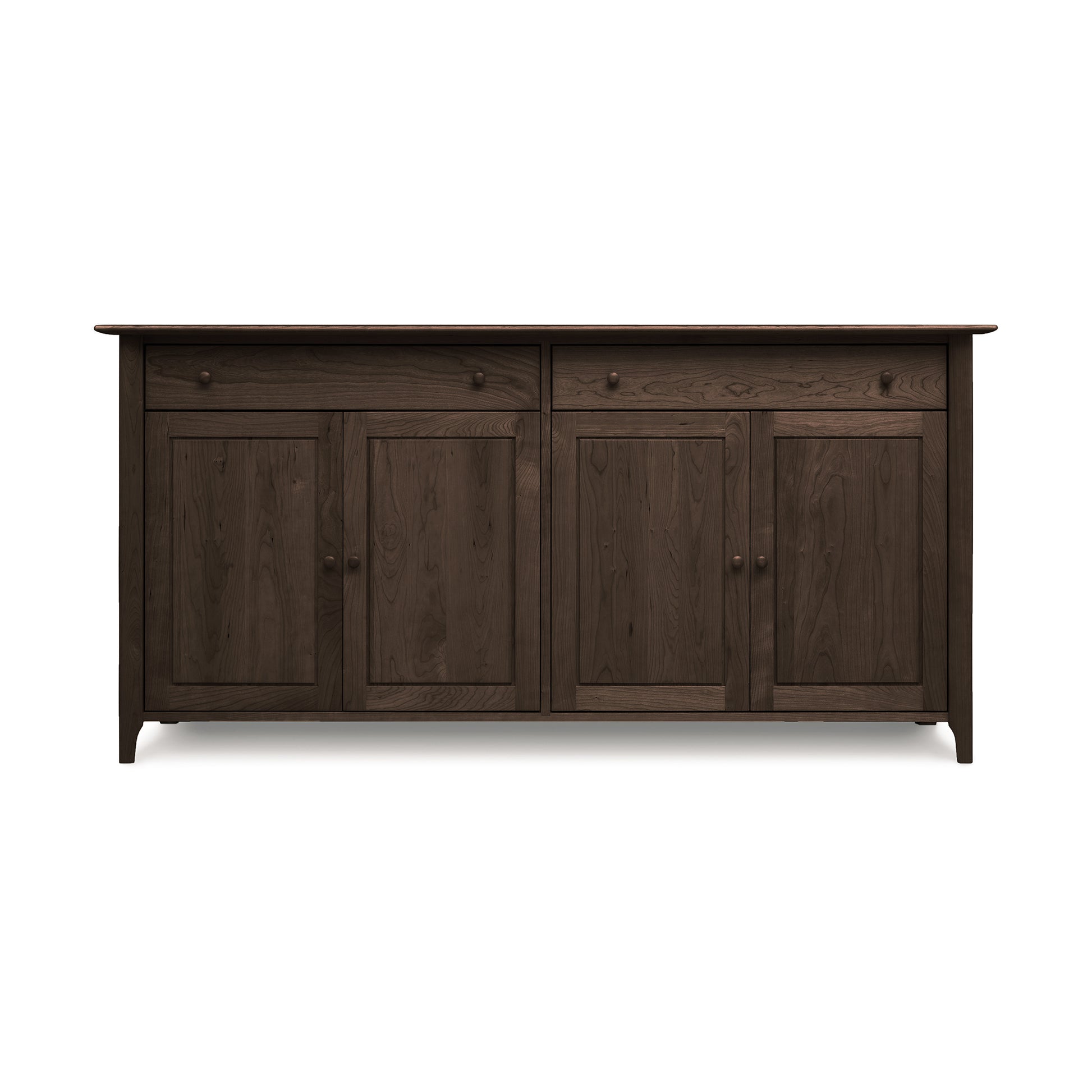 Copeland Furniture Sarah Buffet with 2 drawers and 4 doors, crafted in wood, showcasing elegant design and ample storage.