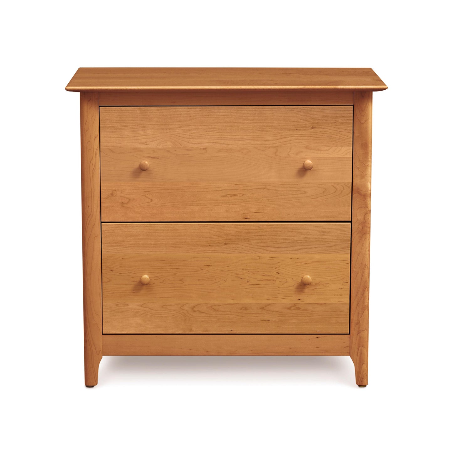 Copeland Furniture Sarah Lateral Filing Cabinet made from sustainable wood, highlighting its elegant design and craftsmanship.