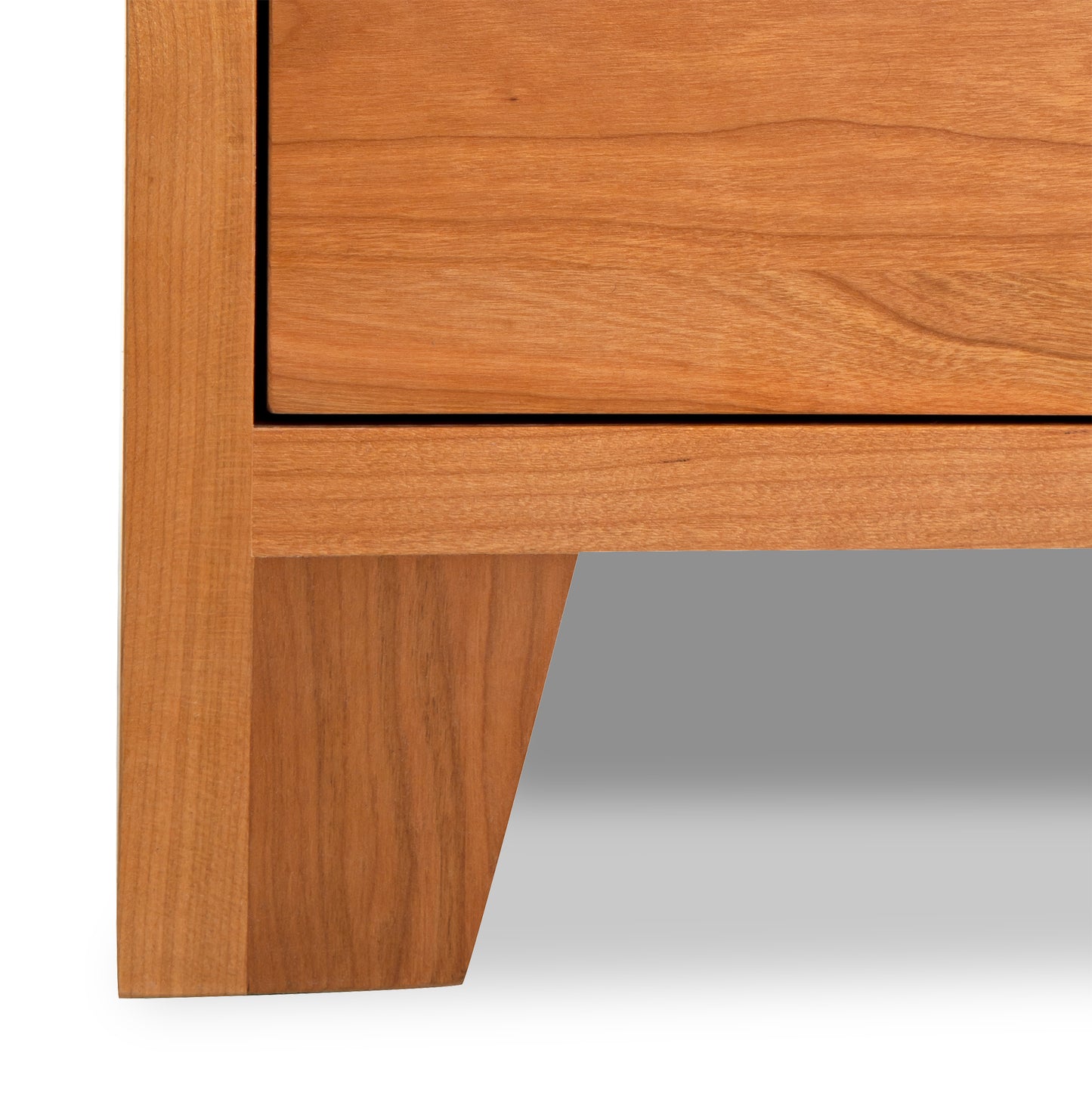 Lyndon Furniture Shaker 2-Drawer Vertical File Cabinet in natural cherry wood, showcasing classic lines and elegant craftsmanship.