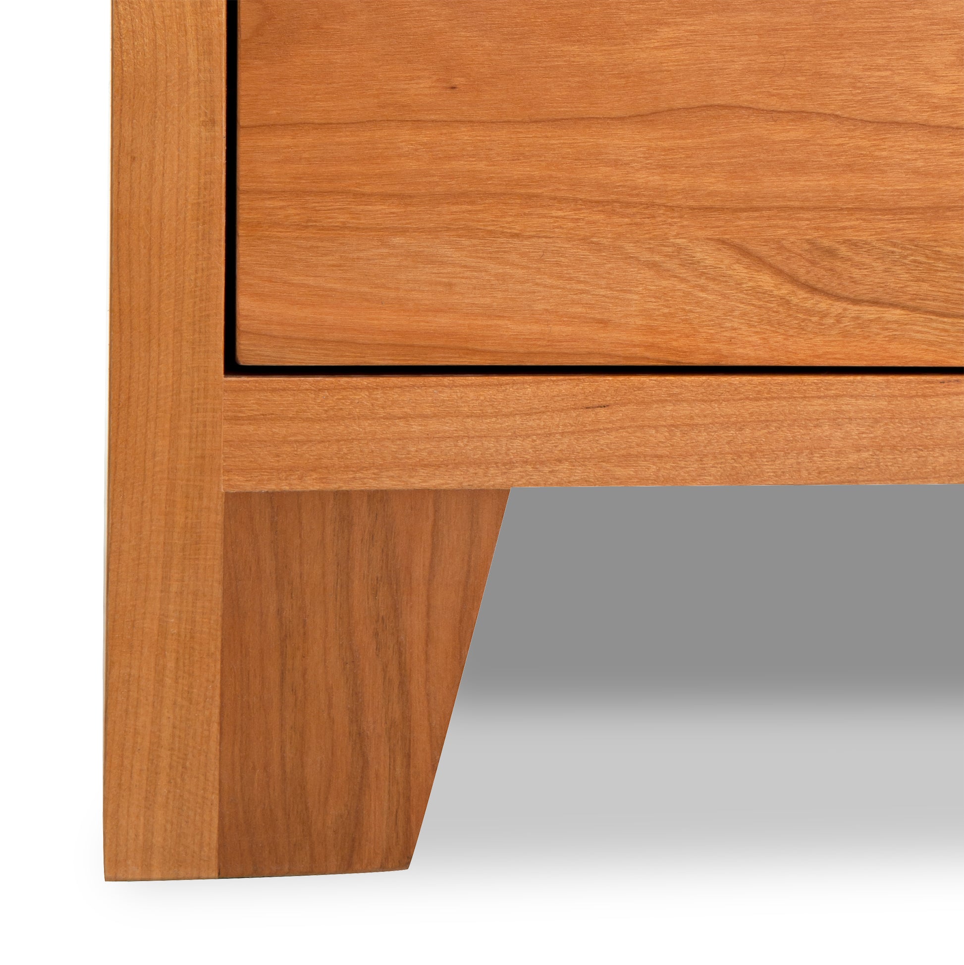 Lyndon Furniture Shaker 2-Drawer Vertical File Cabinet in natural cherry wood, showcasing classic lines and elegant craftsmanship.