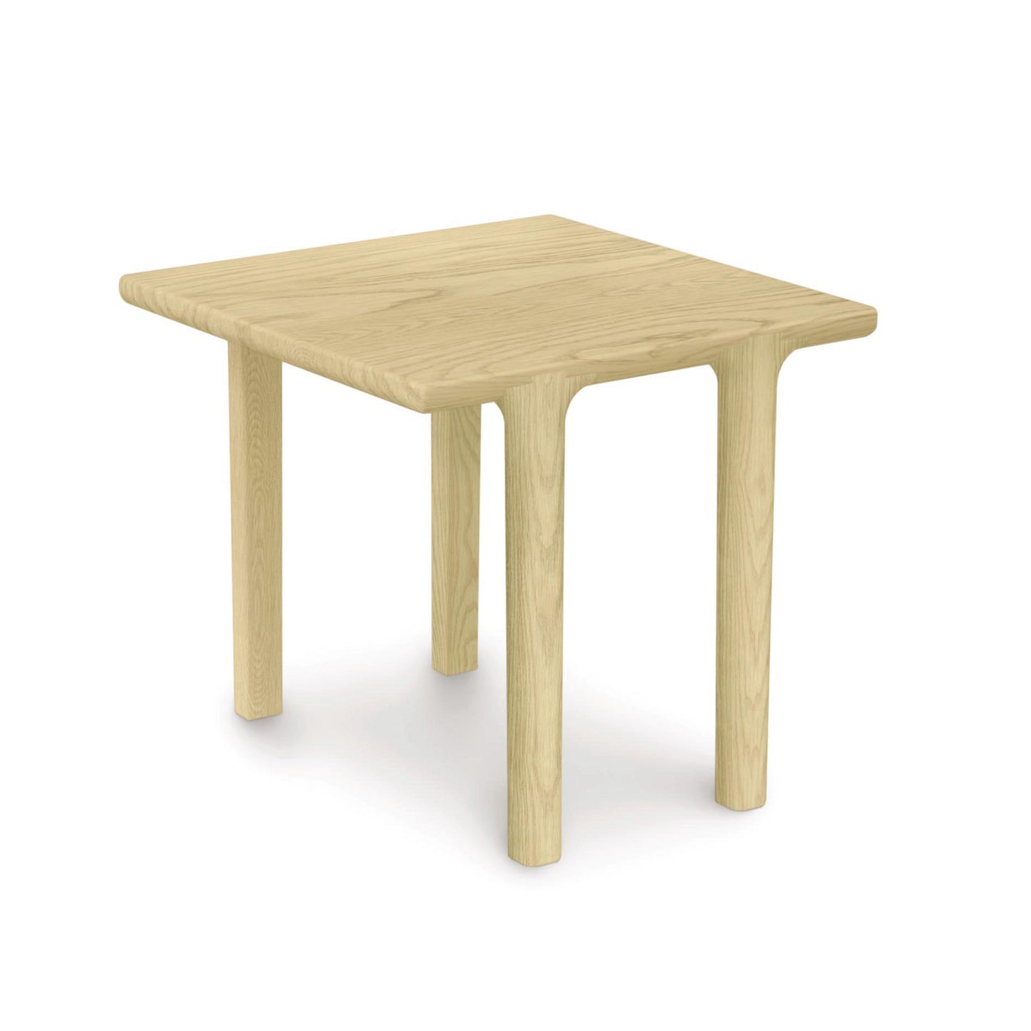 Sierra Square End Table by Copeland Furniture, crafted from North American hardwood with a smooth wood top and four straight legs.