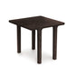 A solid North American hardwood Copeland Furniture Sierra Square End Table with modern personality, isolated on a white background.
