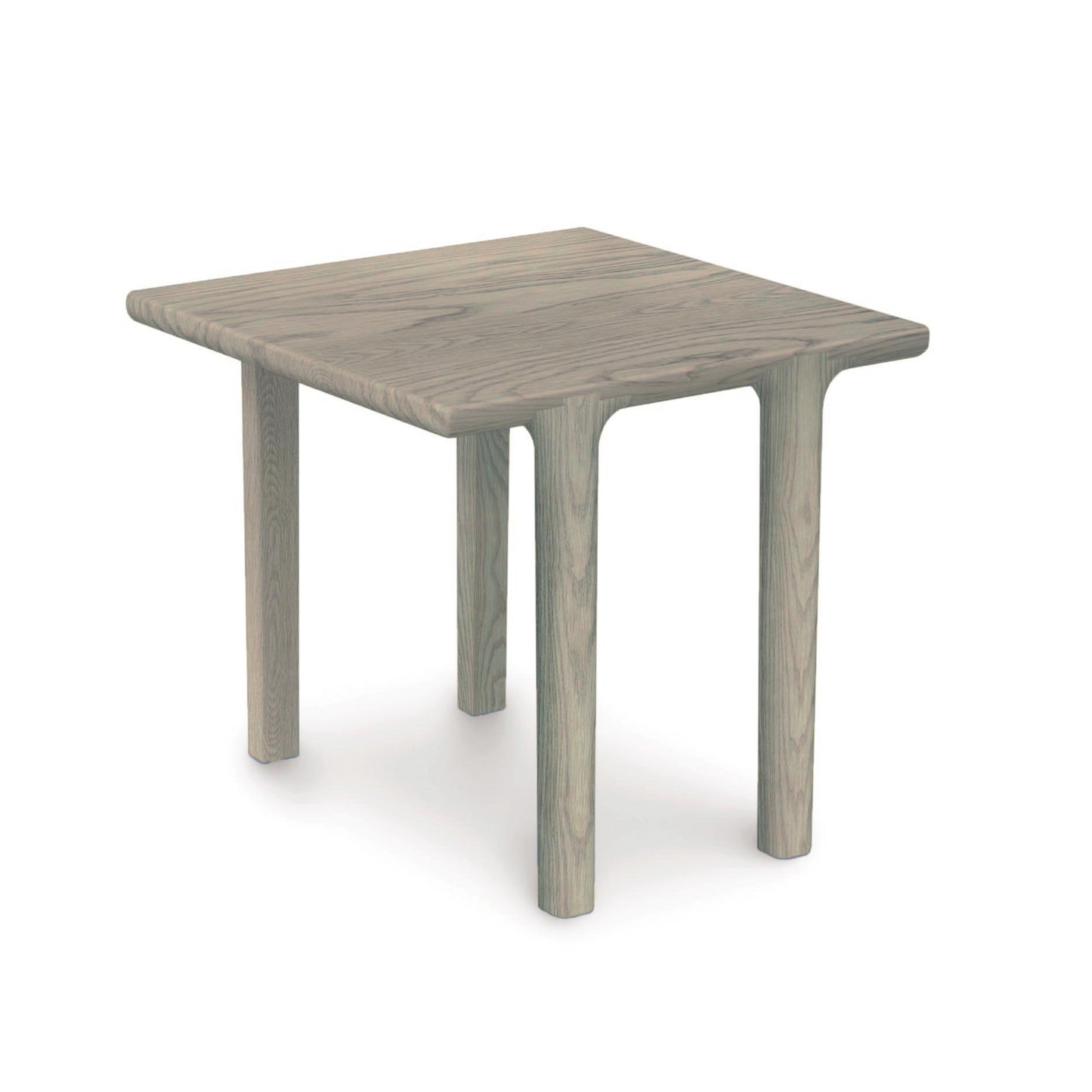 Sierra Square End Table by Copeland Furniture with clean lines and four straight legs, showcasing a modern design.