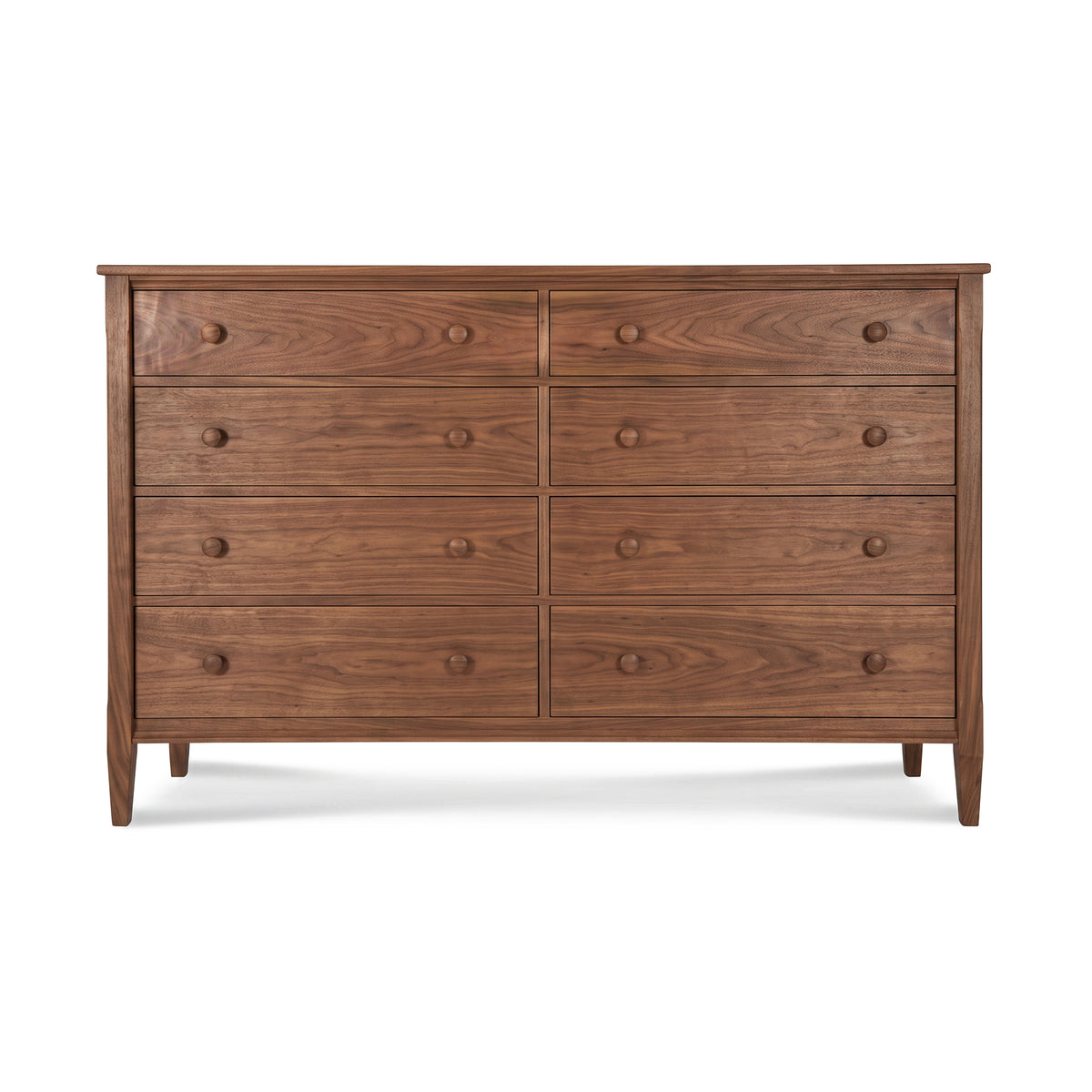 Vermont Shaker 8-Drawer Dresser by Maple Corner Woodworks, crafted from solid hardwood, American made with sustainable materials.