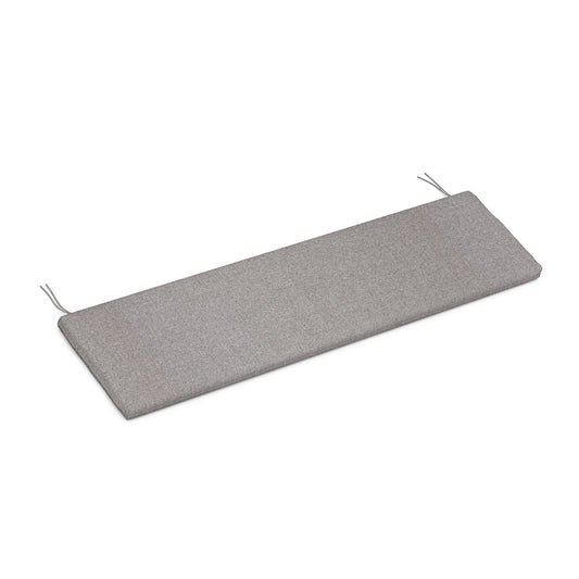 Weather-resistant POLYWOOD seat cushion with dual ties.