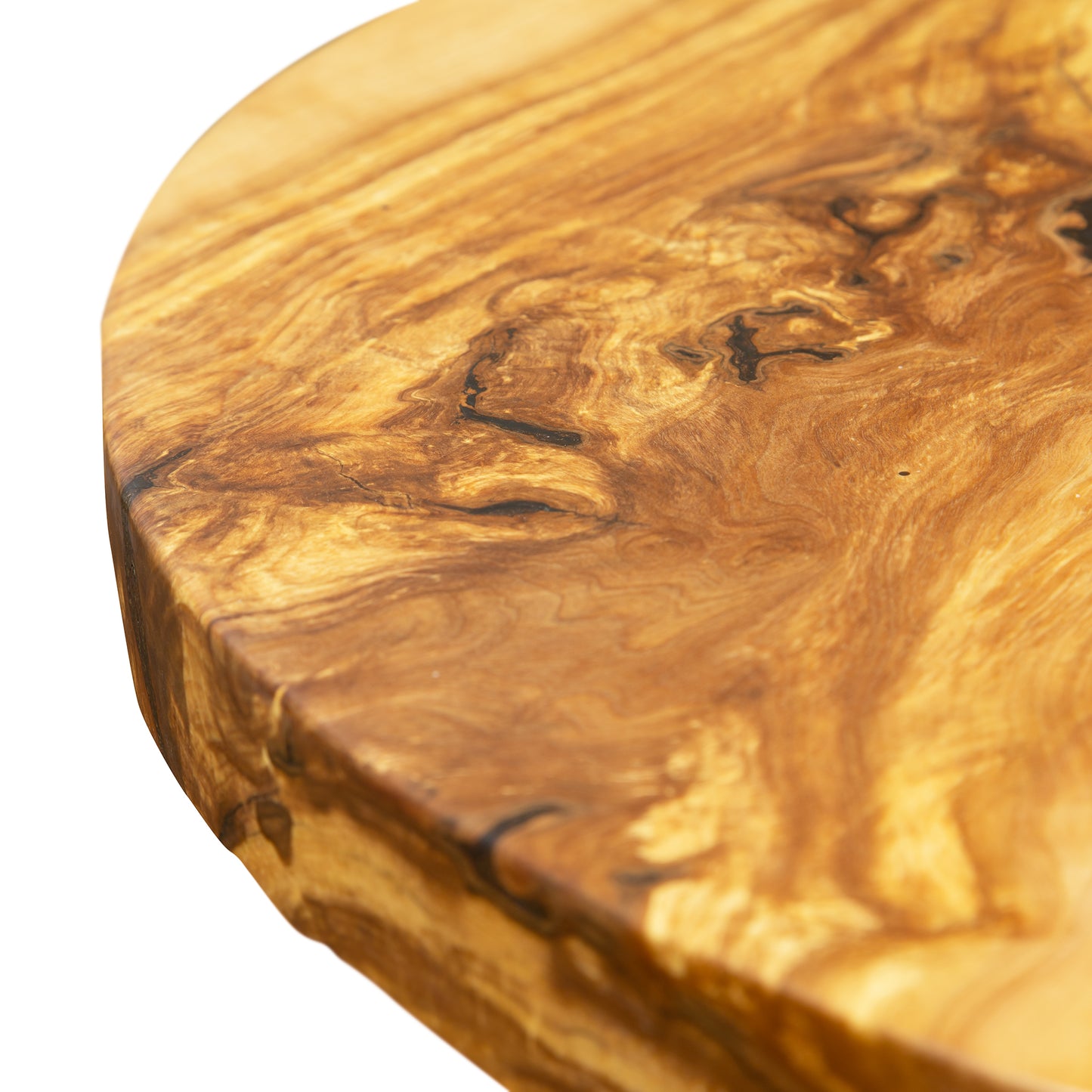 Creemee Artisan Table by David Holzapfel showcasing polished wood grain and rounded edge craftsmanship.