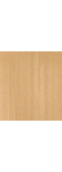 A rectangular swatch of light brown wood grain texture. The wood has an even finish with subtle vertical lines running through it, indicating the grain pattern. The overall appearance is smooth and uniform in color and texture.