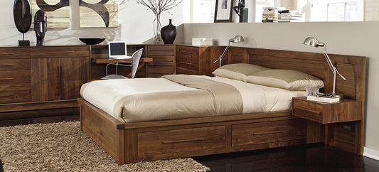 Benefits of Wood Beds with Storage Drawers