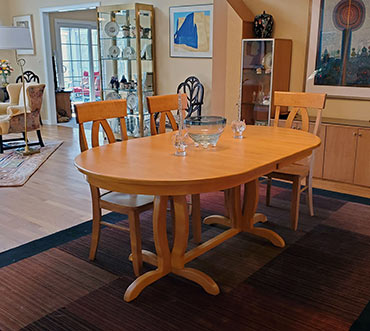Cherry Blossom Double Pedestal Table