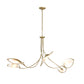 The Hubbardton Forge Aerial Pendant is a stunning lighting fixture with a gorgeous gold finish.