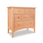An American Shaker 4-Drawer Chest by Maple Corner Woodworks on a white background.