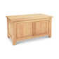 American Country Blanket Box by Lyndon Furniture, featuring solid wood construction with a light finish and paneled sides, ideal for traditional bedroom settings.