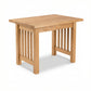 American Mission End Table by Lyndon Furniture, handcrafted from solid wood with vertical slats, expertly made in Vermont for lasting quality.