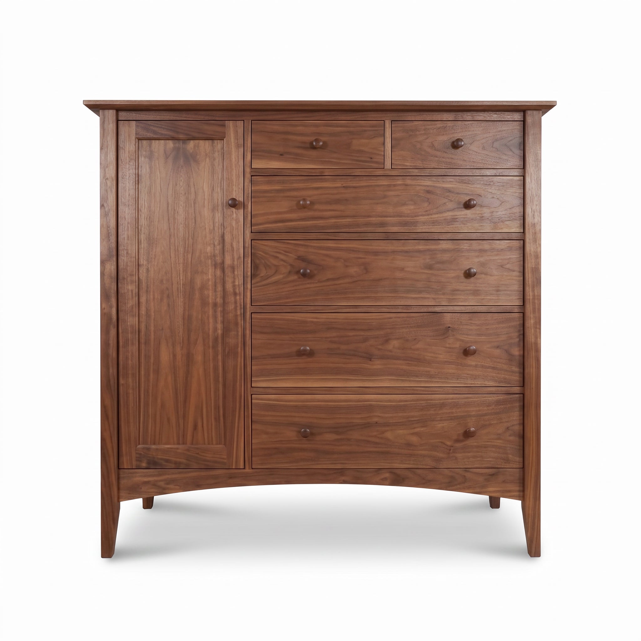 American Shaker Gent's Chest – Solid Wood, Made in Vermont
