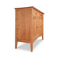 American Shaker Medium Sideboard by Maple Corner Woodworks with two drawers and cabinet doors, showcasing a smooth finish and minimalist design true to classic American Shaker Furniture.