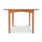 American Shaker Rectangular Solid Top Table by Maple Corner Woodworks, showcasing a classic design with a refined hardwood rectangular top and four sturdy legs.