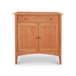 American Shaker Small Sideboard by Maple Corner Woodworks, Vermont-crafted solid hardwood cabinet with top drawer and two doors, enhanced with minimalist knobs in classic Shaker design.