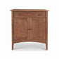 American Shaker Small Sideboard by Maple Corner Woodworks, shown in natural wood with one drawer and two doors, handcrafted in the USA.