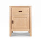 Andover Modern 1-Drawer Nightstand with Door by Maple Corner Woodworks, handcrafted in Vermont from sustainably sourced American hardwood.