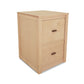 Maple Corner Woodworks Andover Modern File Cabinet for legal size documents on a white background.