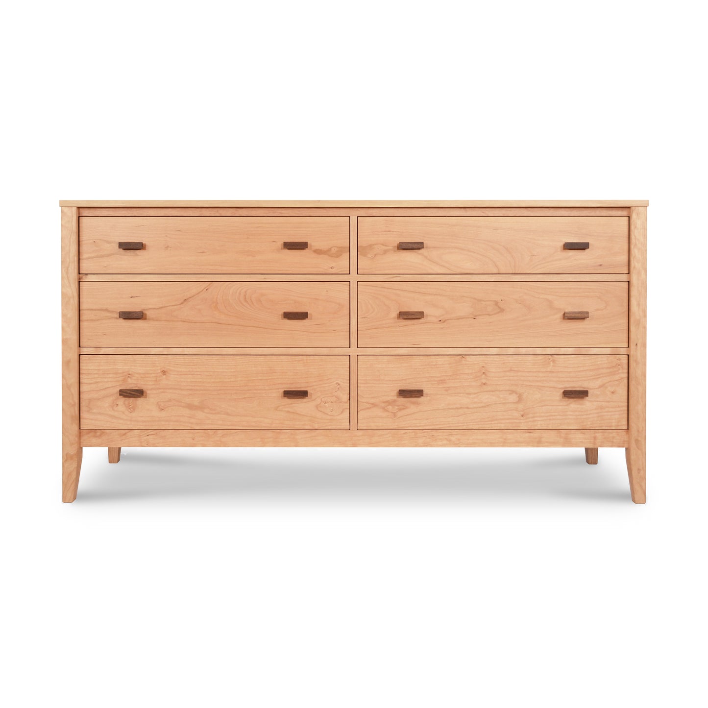 An Maple Corner Woodworks Andover Modern 6-Drawer Dresser with precision dovetail drawer construction.