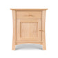 Andrews 1-Drawer Nightstand with Door by Lyndon Furniture, handcrafted in solid wood, highlighting American-made quality and craftsmanship.