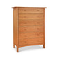 Burlington Shaker 6-Drawer Chest from Vermont Furniture Designs, a handcrafted bedroom furniture piece with six handles and a timeless design.