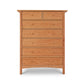 A Burlington Shaker 7-Drawer Chest by Vermont Furniture Designs on a white background.