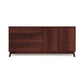 Catalina Dresser by Copeland Furniture with mid-century modern design, showcasing 3 horizontal drawers and a vertical door in dark wood.