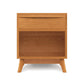 A solid wood two-drawer Copeland Furniture Catalina Nightstand isolated on a white background.