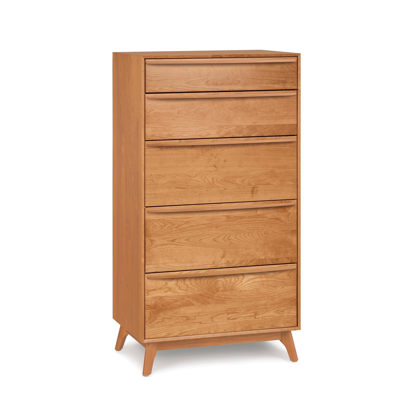 A Catalina 5-Drawer Chest from Copeland Furniture on a white background.