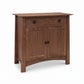 Cherry Moon Small 38″ Sideboard by Maple Corner Woodworks in solid walnut hardwood, highlighting Vermont craftsmanship and elegant American design.