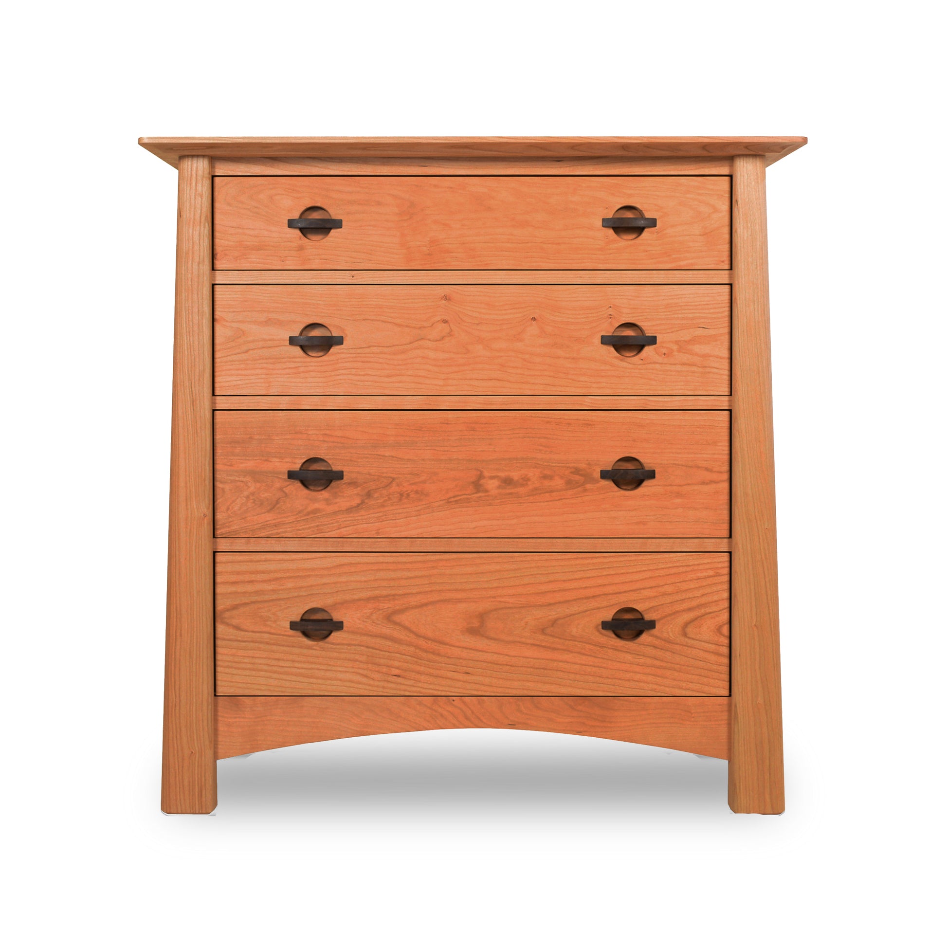 Cherry Moon 4-Drawer Chest Solid Wood, Made in Vermont Vermont Woods Studios Cherry Moon 4-Drawer Chest Solid Wood, Made in Vermont Vermont Woods Studios