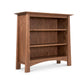 Cherry Moon Bookcase by Maple Corner Woodworks with 3 solid hardwood shelves, expertly handcrafted in Vermont from sustainable American walnut wood.