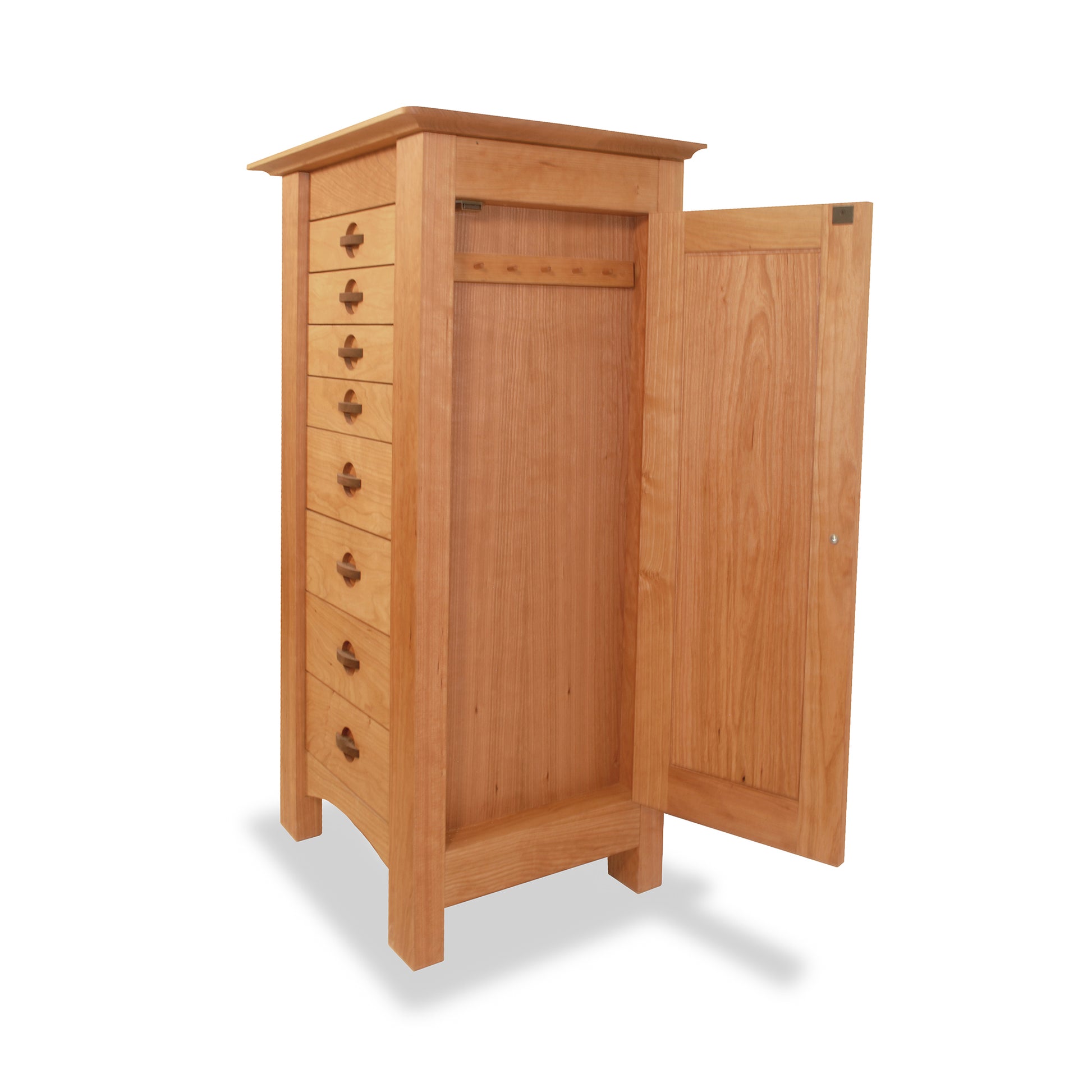 Cherry Moon Jewelry Cabinet by Maple Corner Woodworks