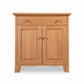 Lyndon Furniture Classic Country Buffet with single drawer, two paneled doors, and round knobs in natural wood finish. American made craftsmanship.