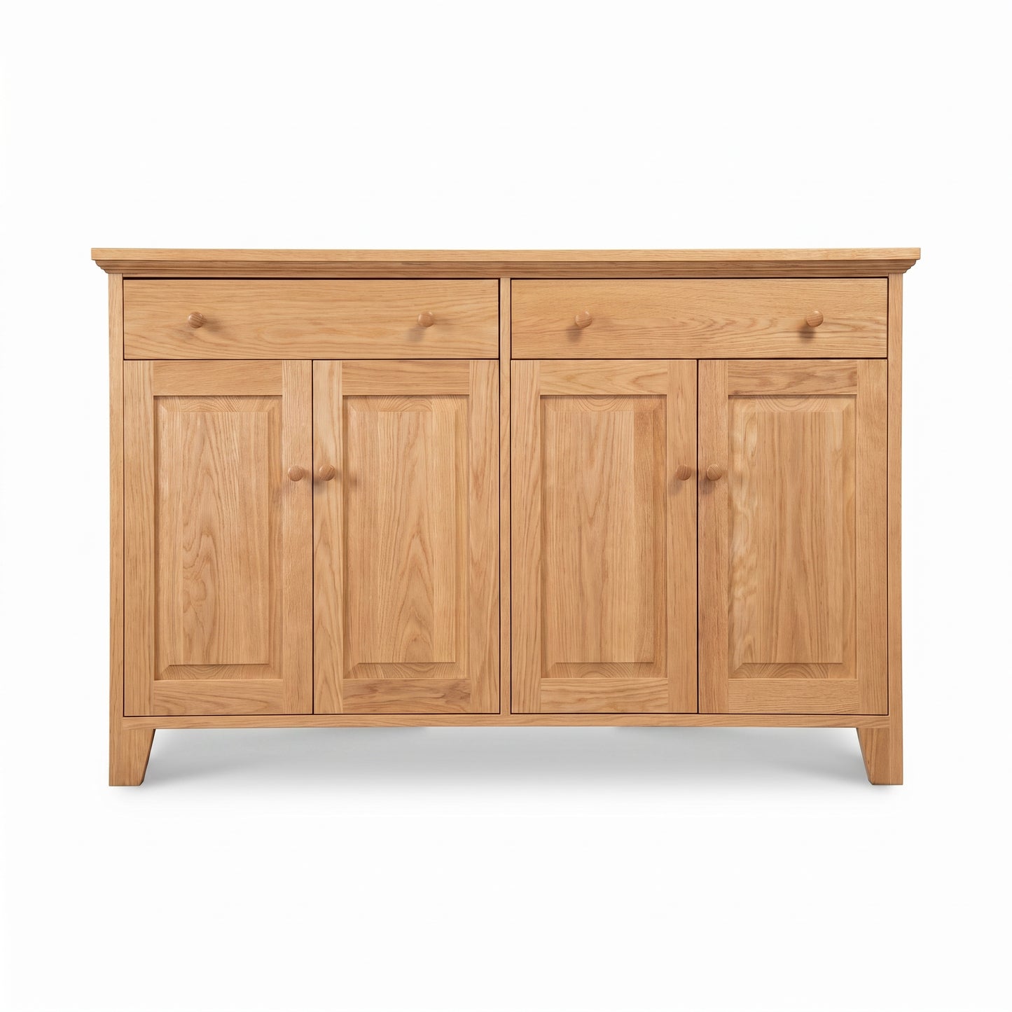 Classic Country Buffet by Lyndon Furniture with 2 drawers, 4 cabinet doors, and fine Vermont craftsmanship, handcrafted in solid wood.