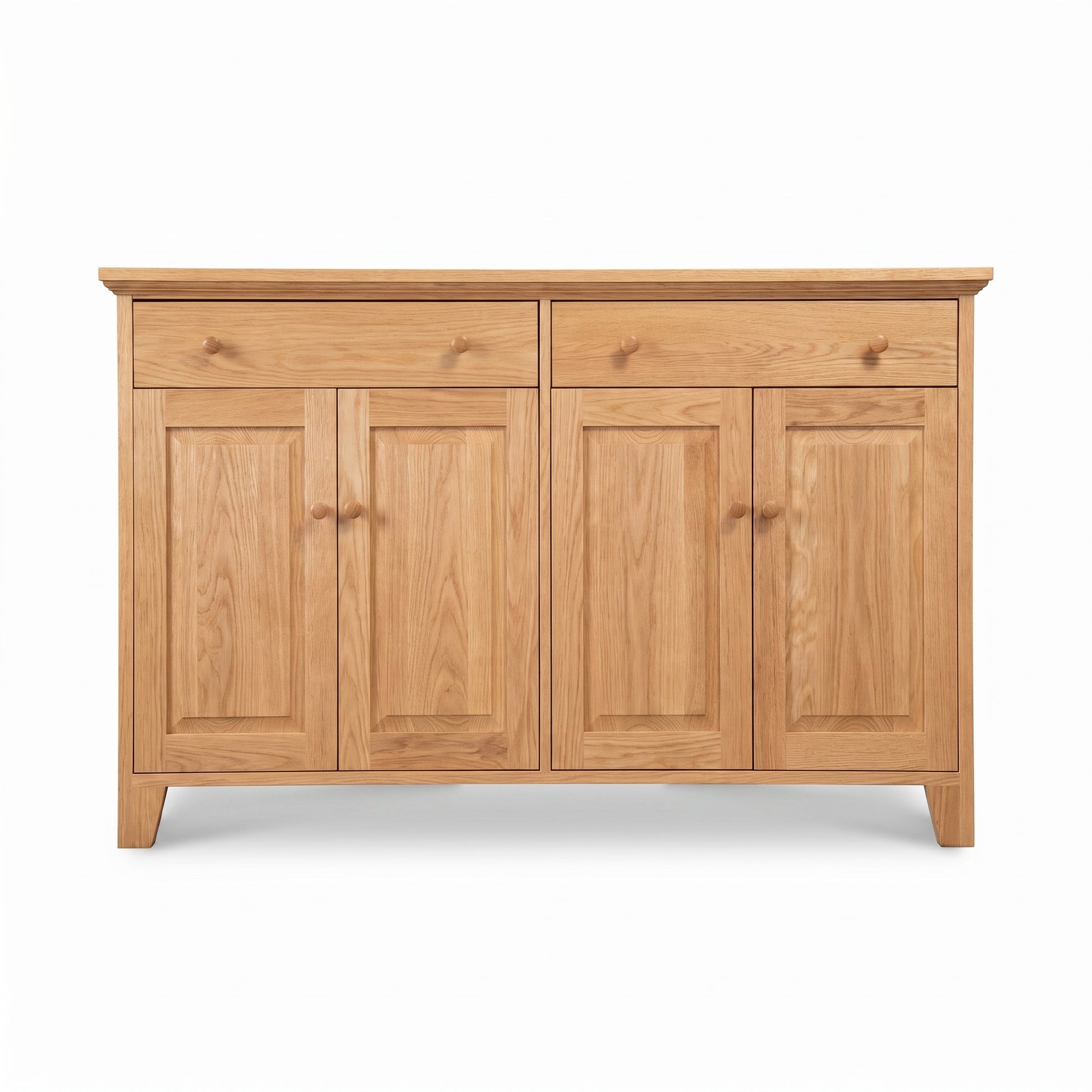 Classic Country Buffet by Lyndon Furniture with 2 drawers, 4 cabinet doors, and fine Vermont craftsmanship, handcrafted in solid wood.