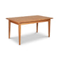 A Classic Shaker Butterfly Extension Table made of hardwood, by Lyndon Furniture.