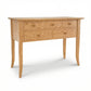 Lyndon Furniture Classic Shaker Flare Leg 48" Hunt Board with five drawers, straight edges, and signature curved legs crafted in American hardwood.