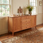 Classic Shaker Flare Leg Large Buffet by Lyndon Furniture showcases expert craftsmanship and elegant design, made in America with quality hardwoods.