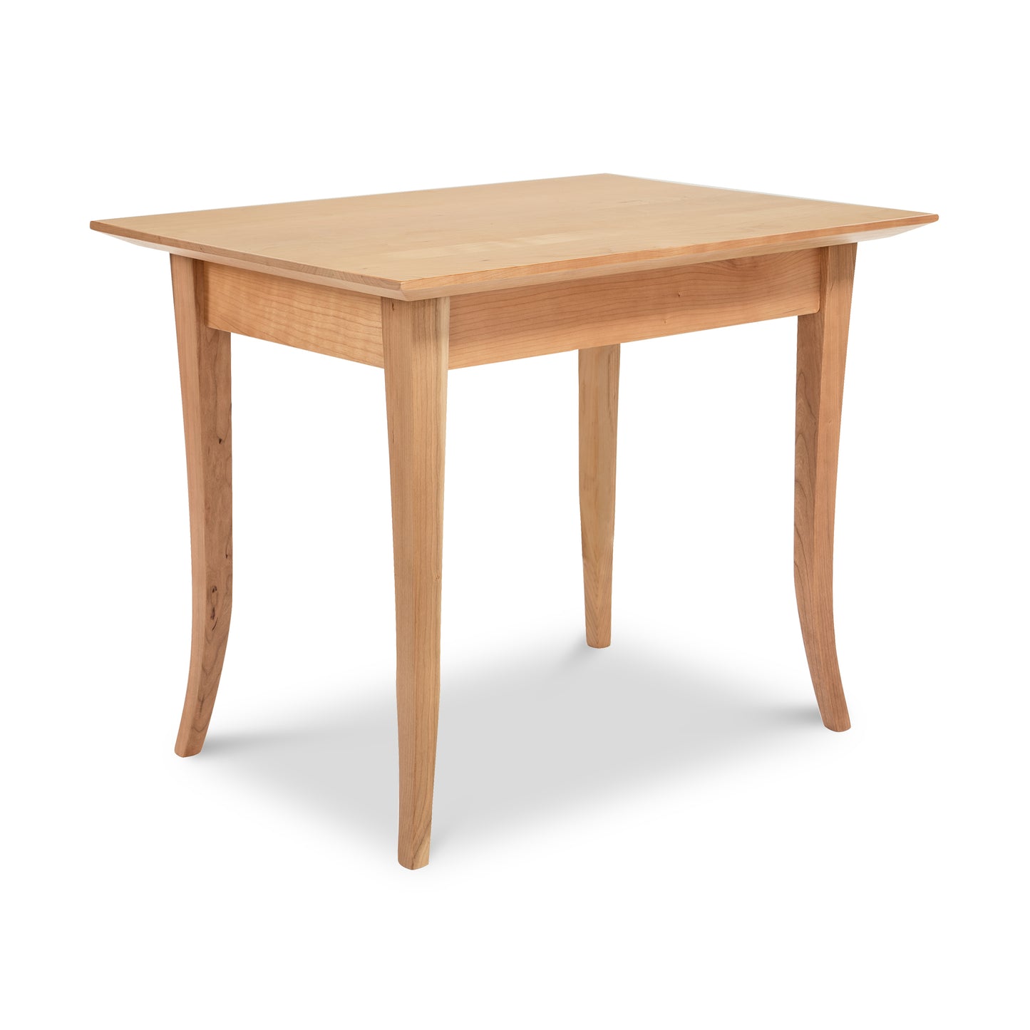 Lyndon Furniture Classic Shaker Flare Leg End Table featuring elegant flared legs and a smooth wood finish, highlighting its timeless Shaker design.