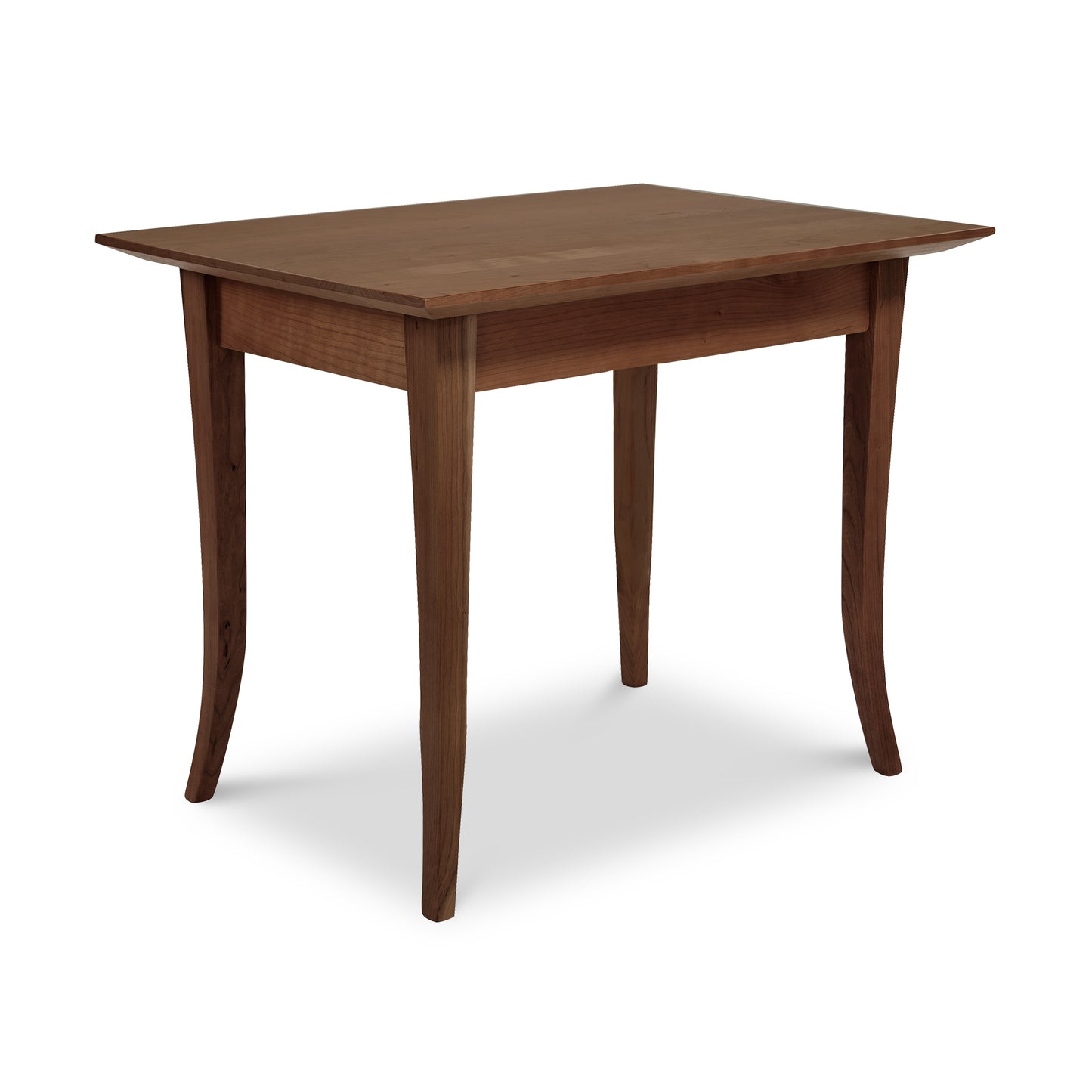 Classic Shaker Flare Leg End Table by Lyndon Furniture, featuring elegant tapered legs and a timeless handcrafted design in natural wood finish.