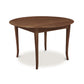 The Classic Shaker Flare Leg Round Solid Top Table from Lyndon Furniture combines traditional joinery techniques with solid hardwoods for a stunning and durable wooden base.