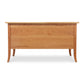 Small Wood Flare Leg Executive Desk by Lyndon Furniture with Shaker-style panel front and elegantly curved legs, crafted in American wood.