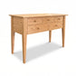 Classic Shaker Hunt Board by Lyndon Furniture, handcrafted in Vermont with four drawers and elegant tapered legs, quality American-made furniture.