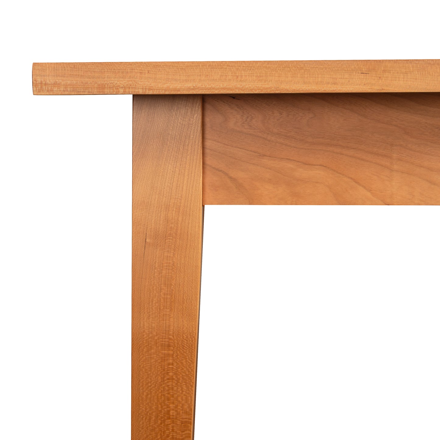 Classic Shaker Solid Top Dining Table by Lyndon Furniture, highlighting durable American hardwood, expert joinery, and refined wood grain craftsmanship.