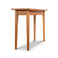 Lyndon Furniture Classic Shaker Sofa Table in natural cherry with four tapered legs, highlighting its elegant craftsmanship and timeless design.