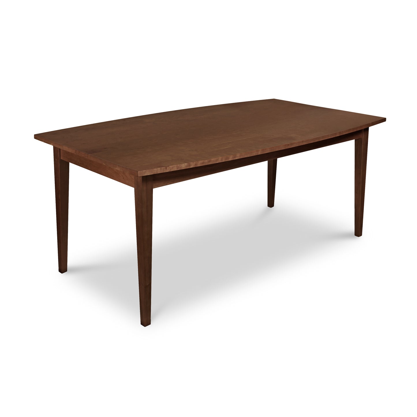 A luxury hardwood Classic Shaker Solid Boat Top Table with Shaker-style legs by Lyndon Furniture.